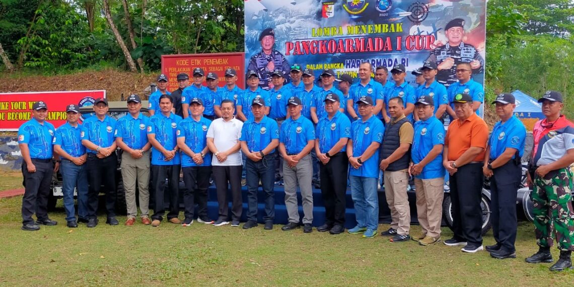 Rutan Tanjungpinang Ikuti Lomba Menembak Pangkoarmada I Cup dalam Peringatan Hari Armada RI 2024