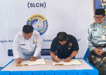 PWI Natuna bersama BMKG Natuna Perkuat Sinergitas Melalui Penandatangan PKS 