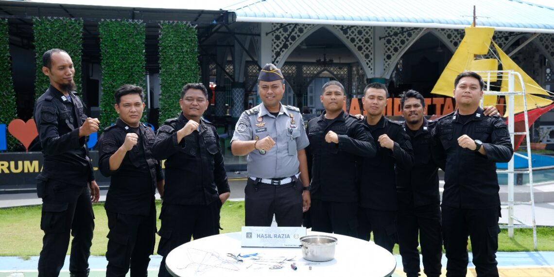 Akhiri Tahun 2024, Rutan Kelas I Tanjungpinang Gelar Razia untuk Jaga Keamanan