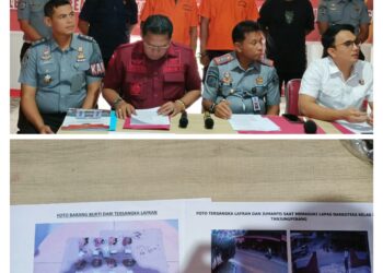 Penyelundupan Narkoba ke Lapas Narkotika Tanjungpinang Gagal, Dua Pelaku Ditangkap