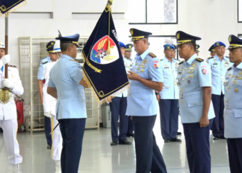 Serah Terima Jabatan, Kolonel I Ketut Adiyasa Resmi Jabat Danlanud RSA Natuna