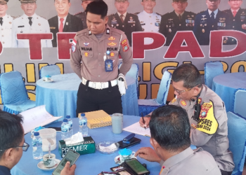 Kapolres Natuna Tinjau Posko Terpadu Ops Lilin Seligi 2024 Guna Pastikan Keamanan Natal dan Tahun Baru 2025