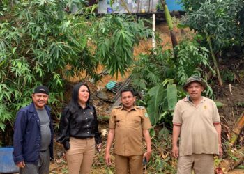 Antisipasi Bencana, Camat Bengkong dan DPRD Batam Tinjau Lokasi Longsor di Perumahan Sarmen Raya