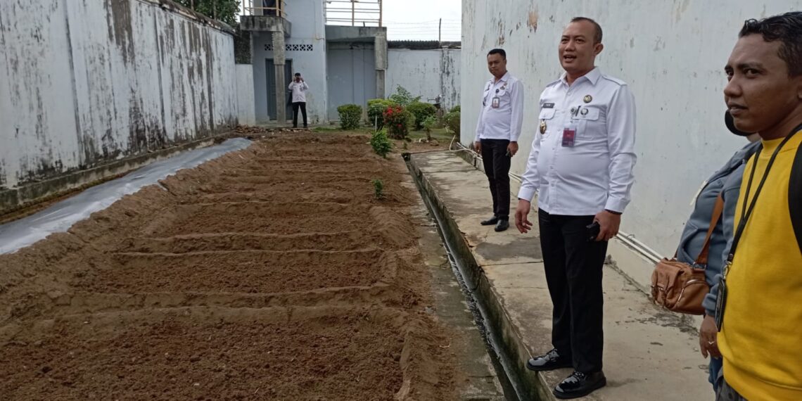 Rutan Tanjungpinang Optimalkan Lahan untuk Ketahanan Pangan melalui Pertanian dan Budidaya Ikan