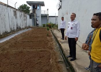 Rutan Tanjungpinang Optimalkan Lahan untuk Ketahanan Pangan melalui Pertanian dan Budidaya Ikan