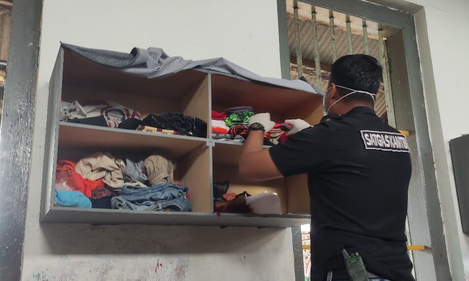 Rutan Kelas I Tanjungpinang Gelar Razia Rutin di Blok Hunian WBP