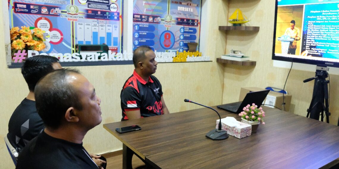 Kepala Rutan Kelas I Tanjungpinang Hadiri Entry Meeting Pemeriksaan BPK RI Secara Virtual