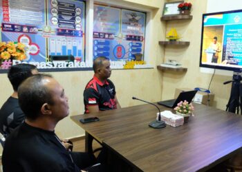 Kepala Rutan Kelas I Tanjungpinang Hadiri Entry Meeting Pemeriksaan BPK RI Secara Virtual