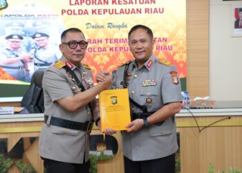 Polda Kepri Gelar Farewell and Welcome Parade, Brigjen. Pol. Asep Safrudin Resmi Jabat Kapolda Kepri