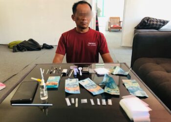 Kodim 0317/TBK Tangkap Pria Berinisial EK(48) Diduga Pengedar Sabu di Karimun 