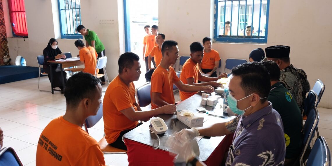 Rutan Kelas I Tanjungpinang Gelar Skrining Kesehatan bagi Warga Binaan