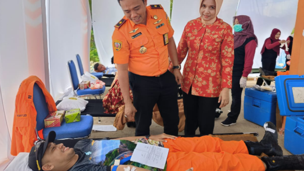 Gelar Donor Darah Peringati HUT Basarnas ke-53, KPP Sar Natuna Targetkan 53 Kantong Darah