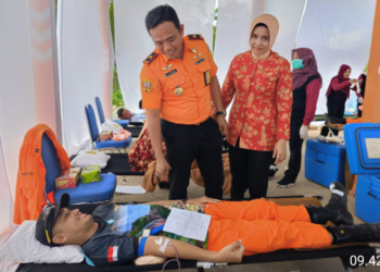 Gelar Donor Darah Peringati HUT Basarnas ke-53, KPP Sar Natuna Targetkan 53 Kantong Darah