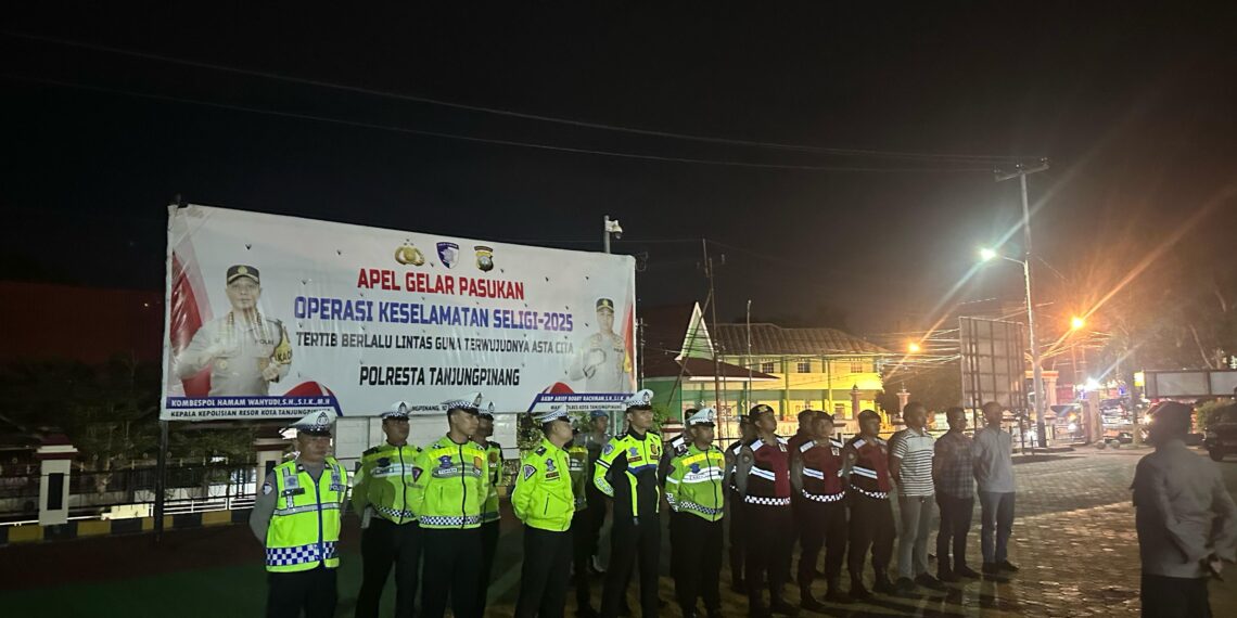 Polresta Tanjungpinang Gelar Apel KRYD Gabungan untuk Jaga Kondusivitas Kota
