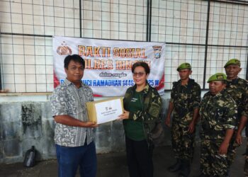 Polres Bintan Gelar Bakti Sosial Polri Presisi, Pererat Sinergi dengan Ormas