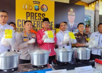 Polresta Tanjungpinang Hancurkan 10 Kg Narkoba, Bukti Komitmen Perangi Narkotika