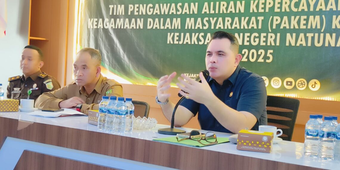 Kejari Natuna Gelar Rakor Pengawasan Aliran Kepercayaan dan Keagamaan