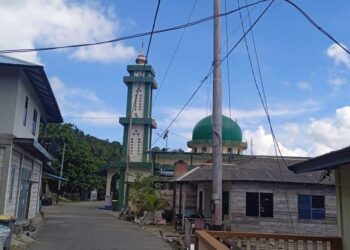 Diduga Pembangunan Menara Mesjid At-Taqwa Fiktif, Warga Air Asuk Minta di Usut APH