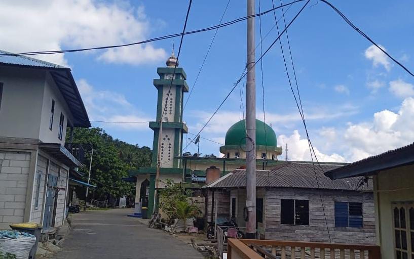 Diduga Pembangunan Menara Mesjid At-Taqwa Fiktif, Warga Air Asuk Minta di Usut APH