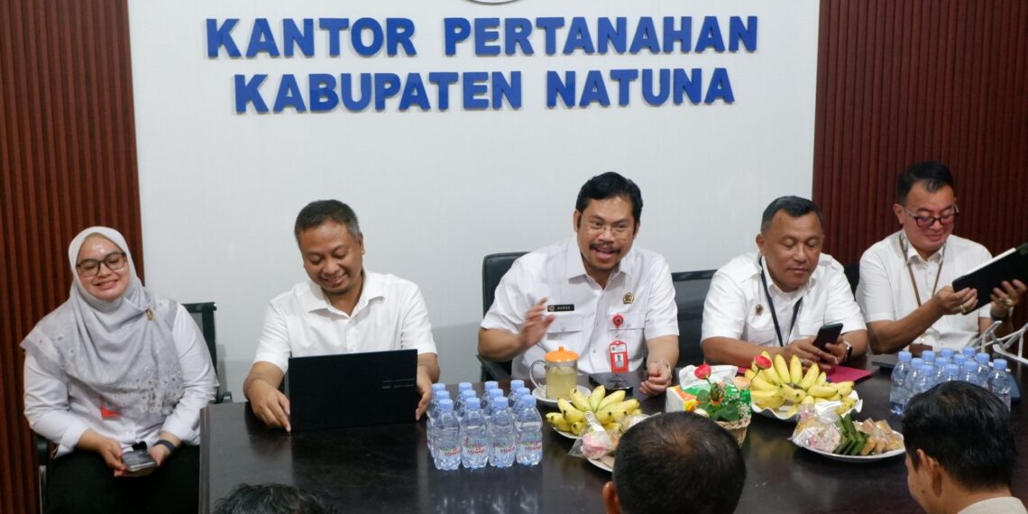 Kakan Wilayah BPN Kepri ke Natuna, ini Agendana