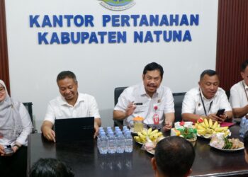 Kakan Wilayah BPN Kepri ke Natuna, ini Agendana