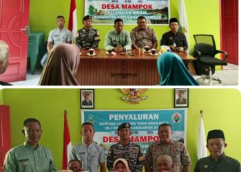 Darmawizar Kades Mampok Salurkan BLT-DD Bulan Mei