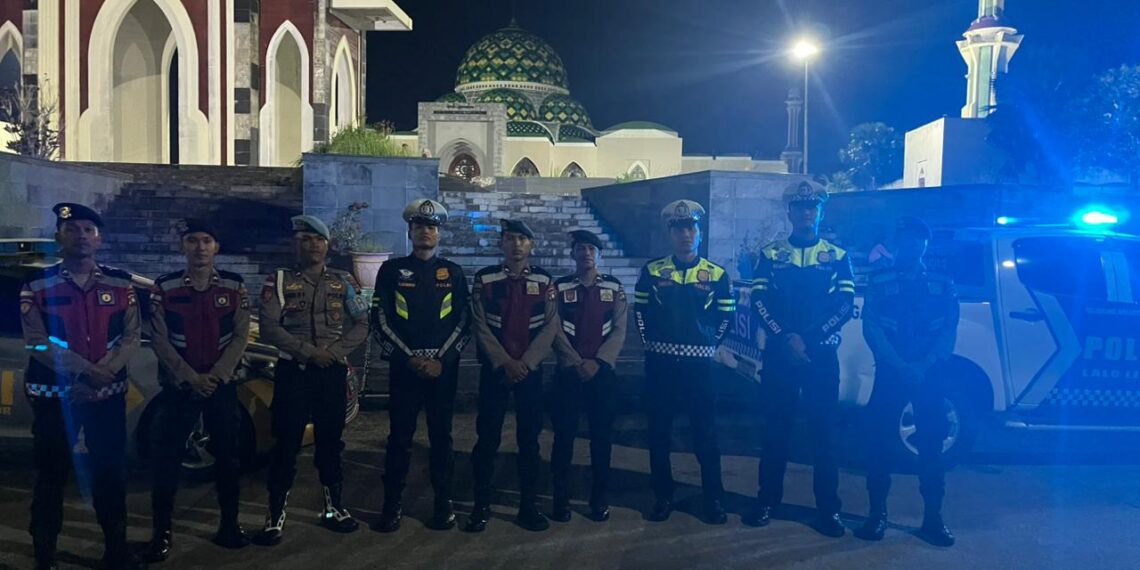 Polres Natuna Gelar Patroli Blue Light, Cegah Aksi Premanisme