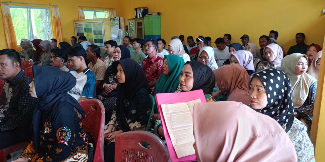 Melebur Jadi Satu, Desa Mampok dan Air Biru Bentuk Kopdes Merah Putih