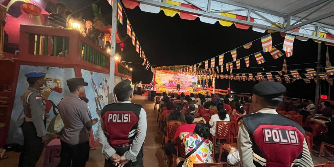 Peringati Hari Waisak Personil Polres Anambas disiagakan, Ini Kata Kapolres Anambas