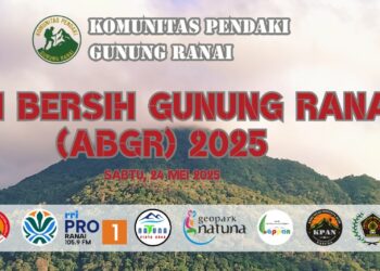Aksi Bersih Gunung Ranai (ABGR) 2025 Siap Digelar, Komunitas Ajak Warga Lebih Peduli Lingkungan
