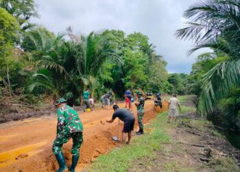 TMMD ke-124 di Lingga: Jalan Baru 3 KM Rampung, Program Non-Fisik Terus Berjalan