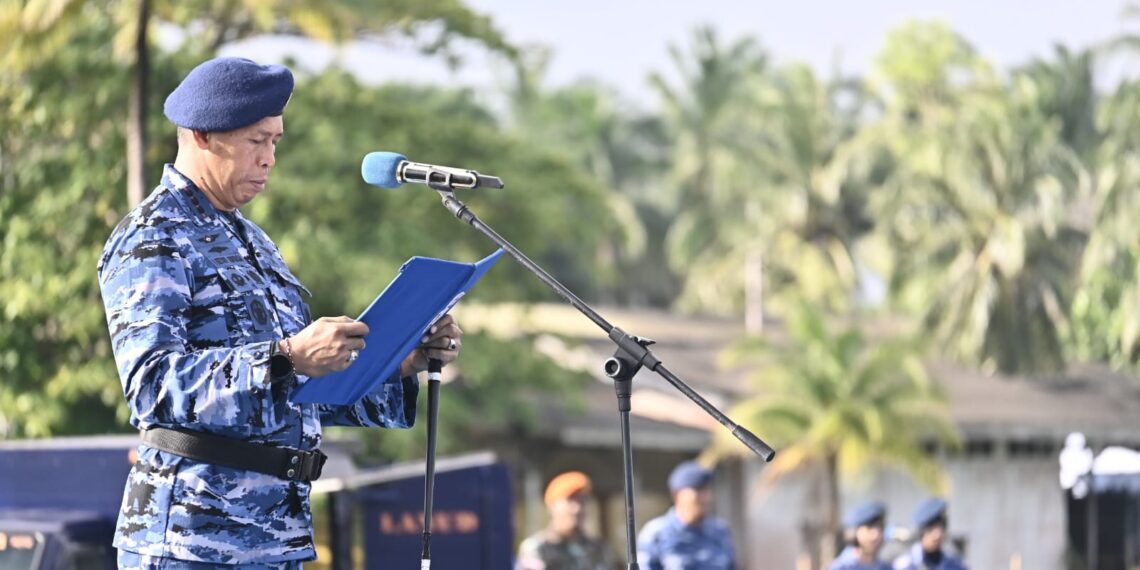 Upacara 17-an, Lanud RSA Natuna Mantapkan Loyalitas dan Disiplin