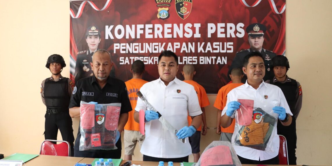 Polres Bintan Ungkap Dua Kasus Pencurian, Termasuk Curanmor dan Pencurian dengan Pemberatan