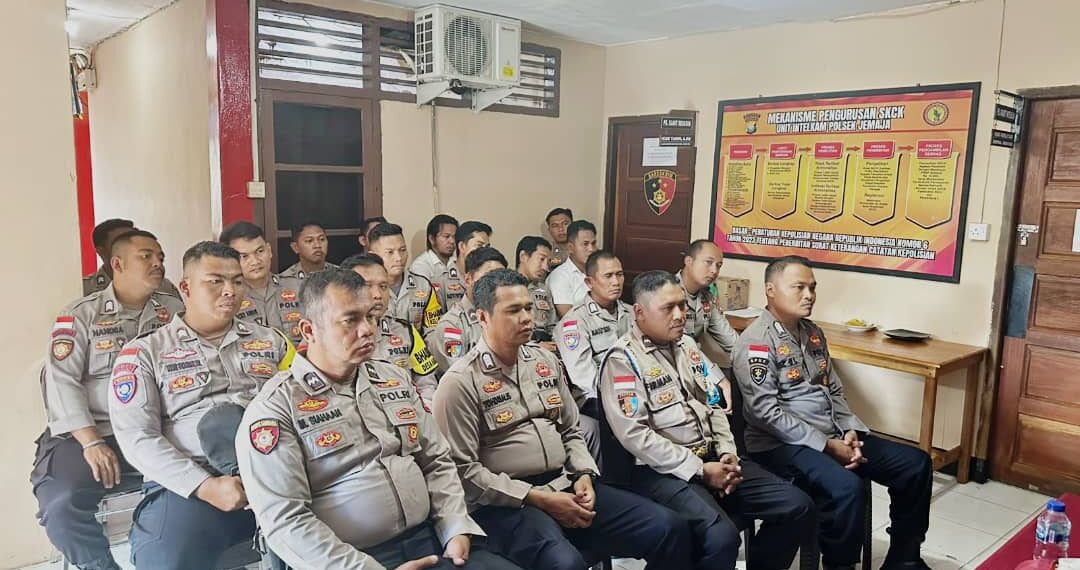 Kunjungan Kerja Wakapolres Anambas ke Polsek Jemaja, ini Pesannya!