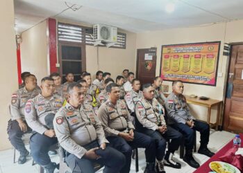 Kunjungan Kerja Wakapolres Anambas ke Polsek Jemaja, ini Pesannya!