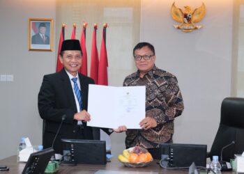 Pemeriksaan Laporan Keuangan Proyek One Map Dimulai, Sekjen ATR/BPN Ajak untuk Kerja Sama yang Terbuka