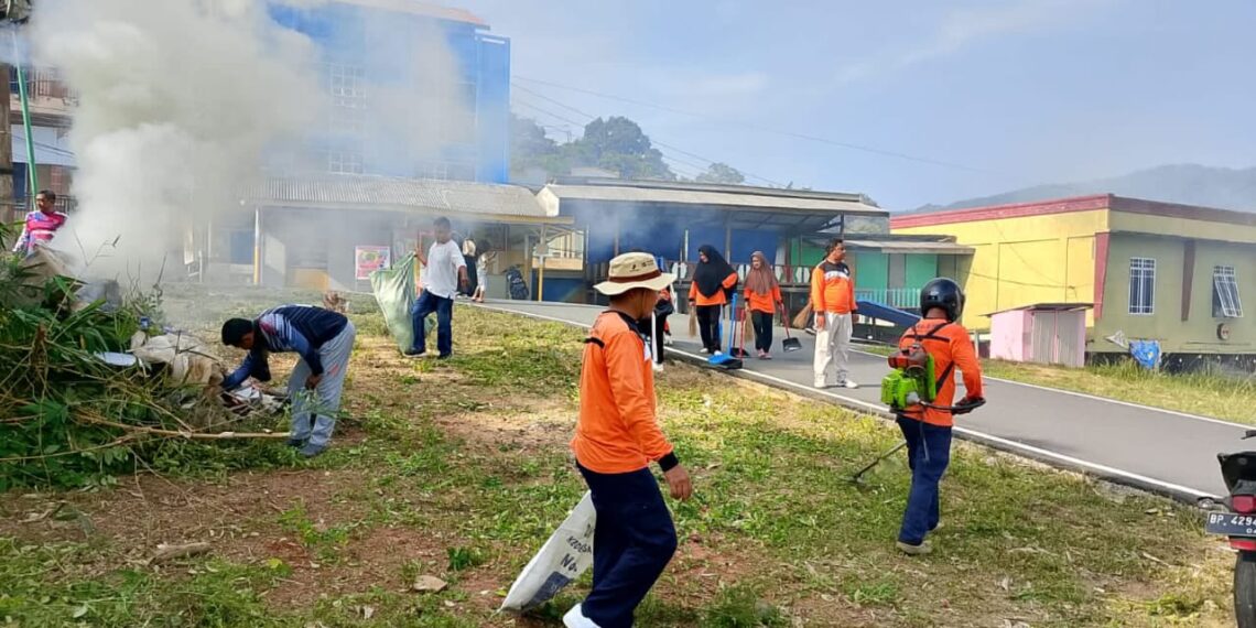 Jelang Pelaksanaan STQ-H Kabupaten Anambas, Tim Jum’at Berilian Lakukan Goro di Masjid Agung