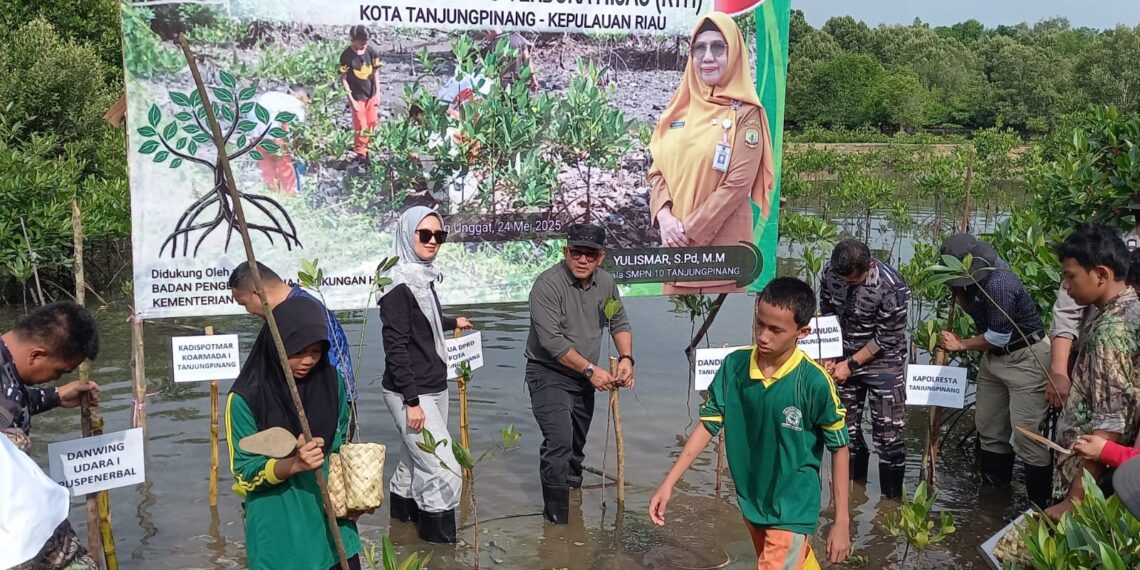 5.000 Mangrove Ditanam di Tanjungpinang, Wujud Nyata Edukasi dan Pelestarian Lingkungan