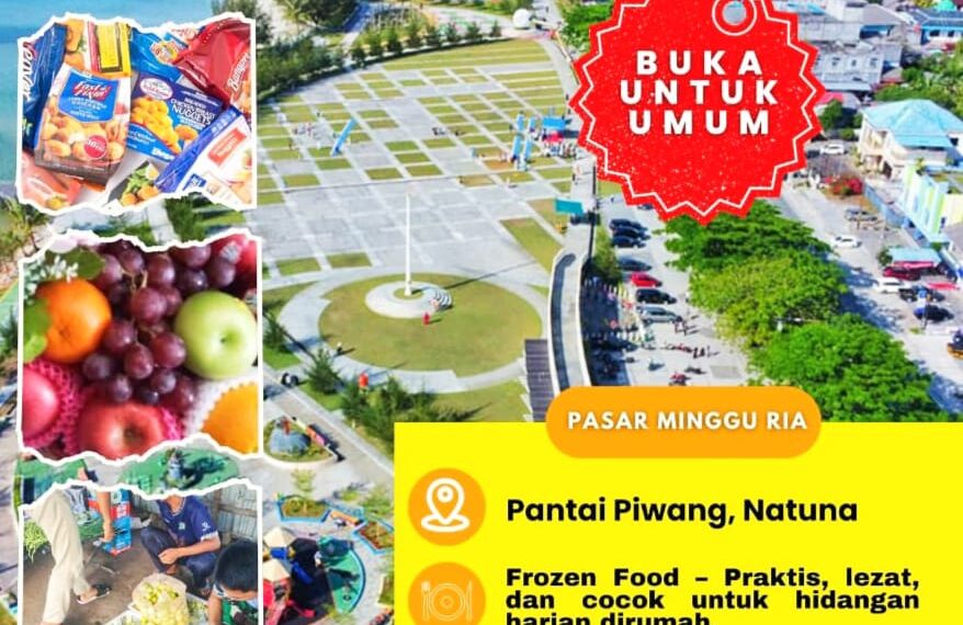 Pasar Minggu Ria Lanud Raden Sadjad Kembali Hadir, Meriahkan Akhir Pekan Warga Natuna