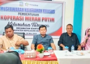 Kelurahan Tarempa Bentuk Koperasi Merah Putih, Agusfian Terpilih sebagai Ketua
