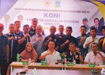 Bupati Aneng Hadiri Musorkab IV KONI Anambas, Dorong Olahraga Makin Maju