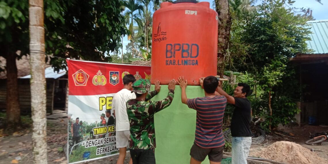TMMD ke-124 Kodim 0315/Tanjungpinang Buka Jalan Baru dan Galakkan Program Sosial di Lingga