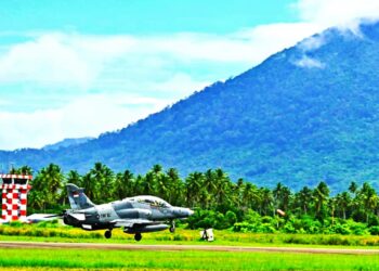 Lanud RSA Natuna Perkuat Pengamanan Udara di Laut Natuna Utara