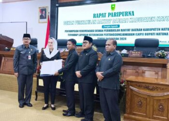 DPRD Natuna Gelar Rapat Paripurna : Sampaikan Rekomendasi LKPJ Bupati Tahun Anggaran 2024