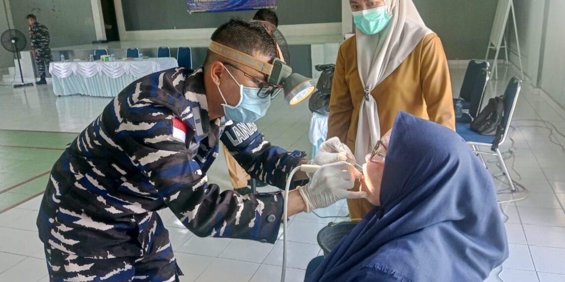 Lanal Ranai Gelar Bakti Sosial & Kesehatan Di Pulau Subi