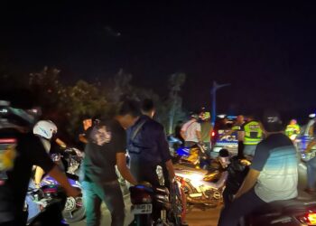 Polantas Tanjungpinang Gencar Razia Balap Liar dan Knalpot Brong, 28 Kendaraan Diamankan