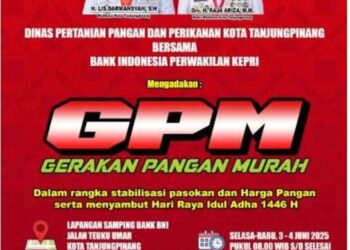 Jelang Idul Adha 1446 H, Pemko Tanjungpinang Gelar Bazar dan Gerakan Pangan Murah