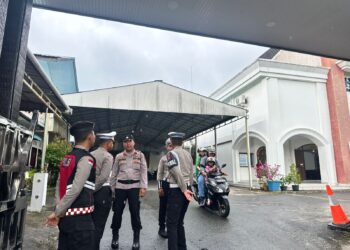 206 Polisi Amankan Tempat Ibadah di Tanjungpinang, Peringati Hari Kenaikan Isa Al-Masih