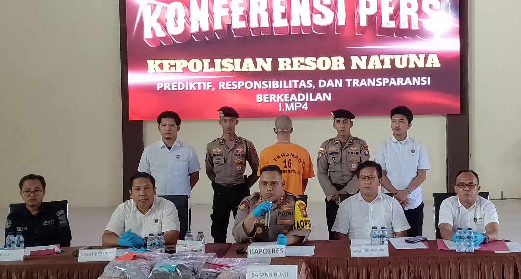 Polres Natuna Ungkap Kasus Pencurian dengan Pemberatan, Tersangka Diamankan Beserta Barang Bukti