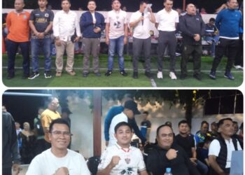 Hadir Dalam Penutupan Turnamen futsal MUFA AFK Cup 2025 Ketua DRPD Anambas Berikan Semangat Kepa Tim